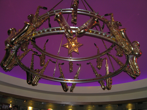 086 Sax Chandelier
